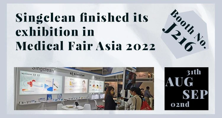 Singclean avslutade sin utställning på Medical Fair Asia 2022