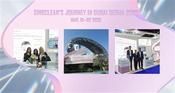 Singcleans resa i Dubai Derma 2023